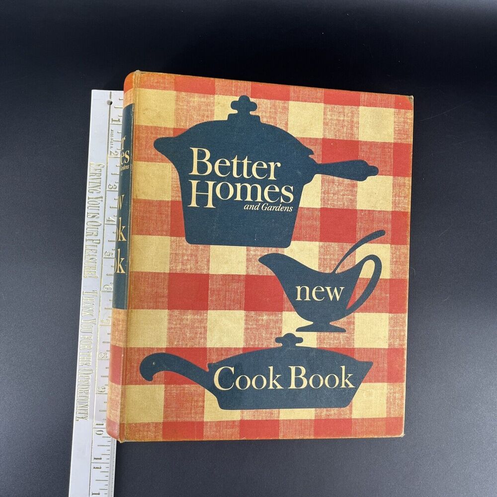 Vtg 1965 Better Homes & Gardens New Cook Book Meredith Press 5-Ring Binder READ
